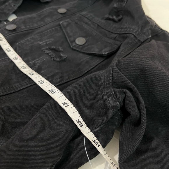 Distressed Jean jacket - Picture 6 of 6